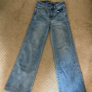 COPY - American Eagle Wide Leg Jeans 00 X-Short